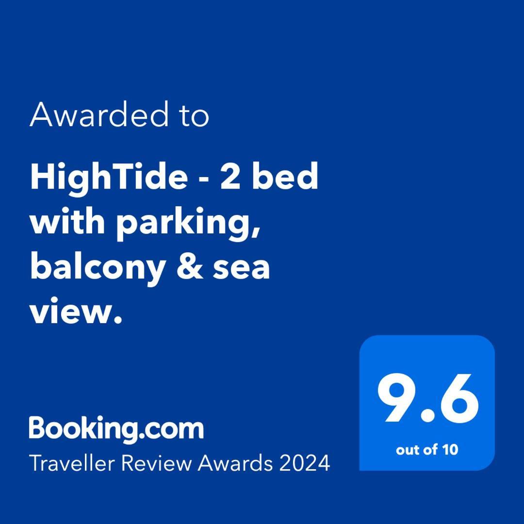 Hightide - 2 Bed With Parking, Balcony & Sea View. Lägenhet Swanage Exteriör bild